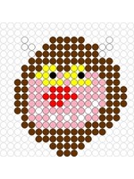 Kralenplank Monsterkop