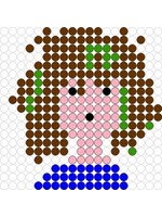 Kralenplank Meisje 1