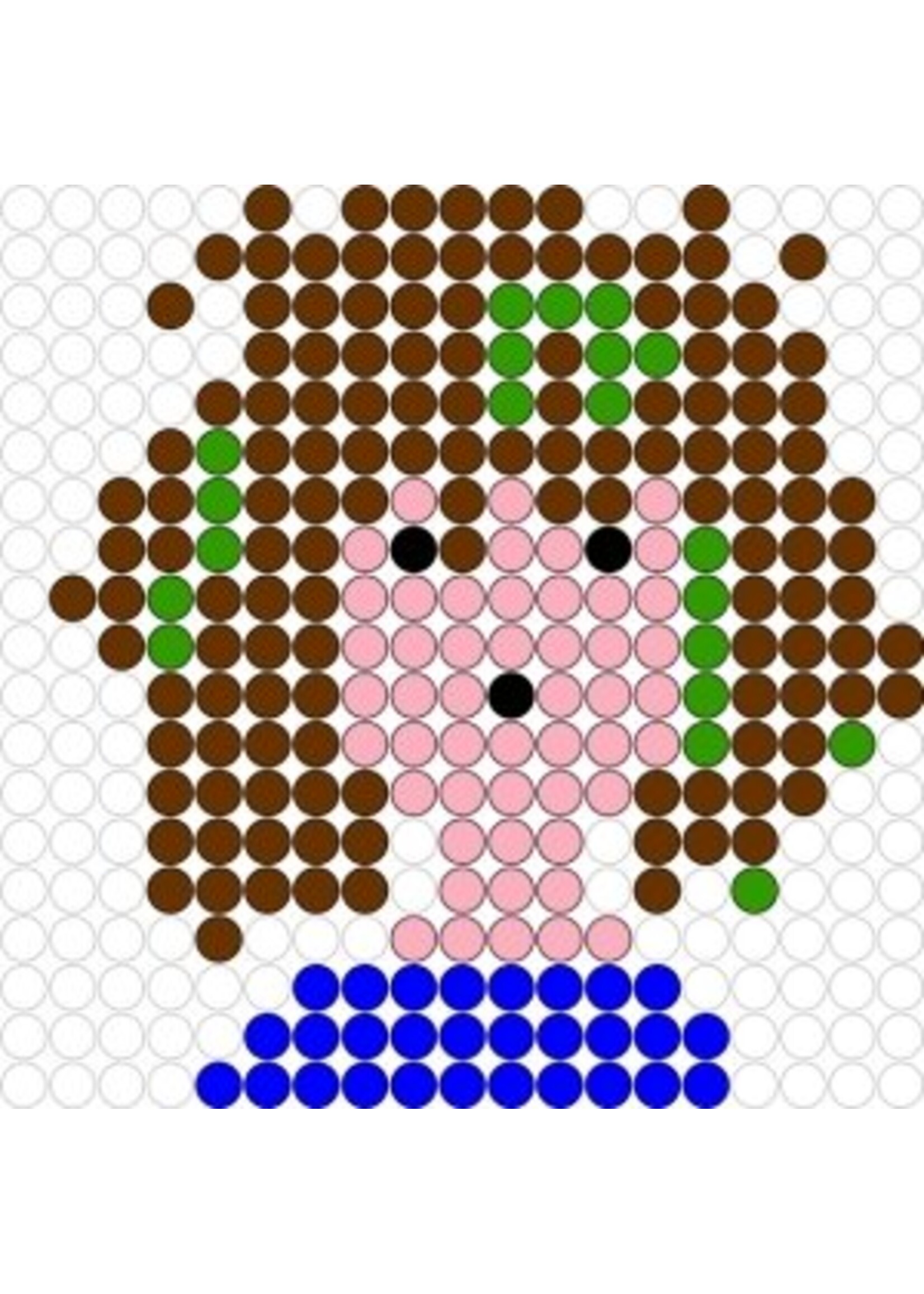 Kralenplank Meisje 1