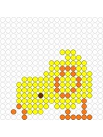 Kralenplank Kuikentje 1