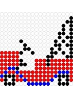 Kralenplank Kraanwagen