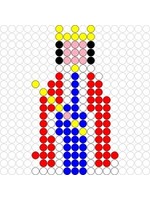 Kralenplank Koning
