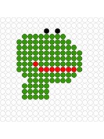Kralenplank Kikker 1