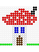 Kralenplank Kabouterhuisje