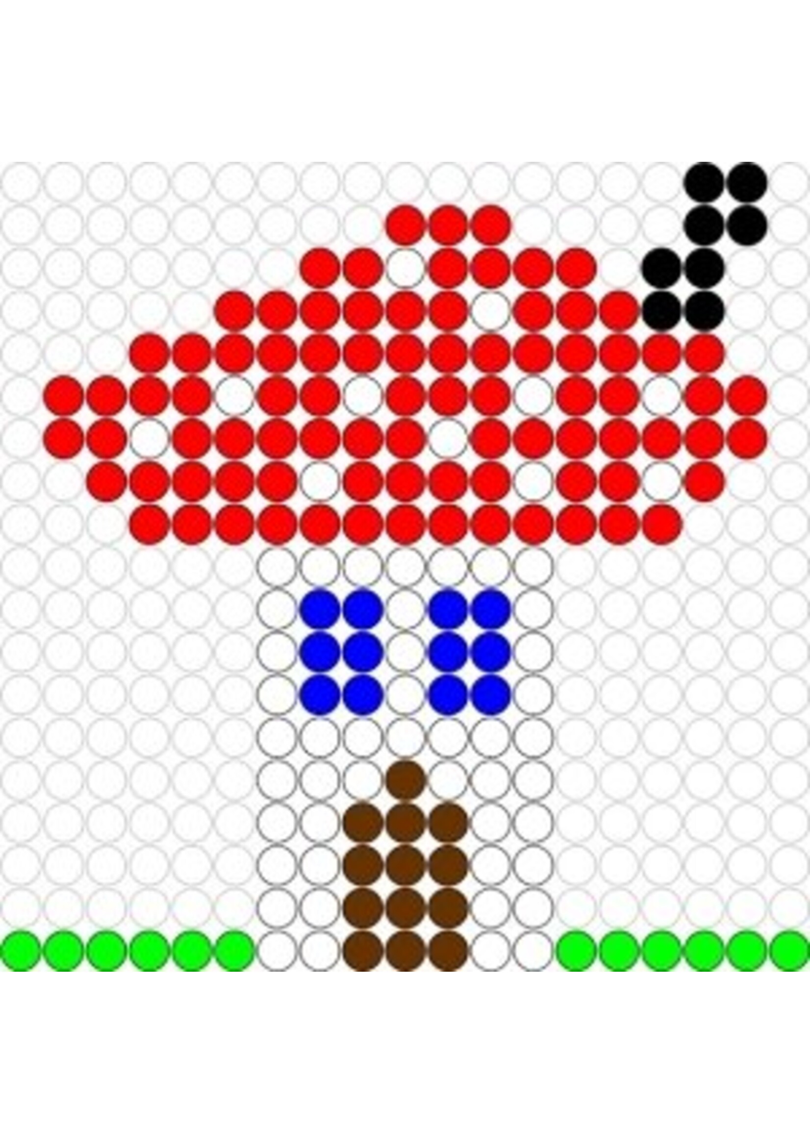 Kralenplank Kabouterhuisje