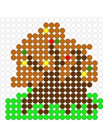 Kralenplank Herfstboom