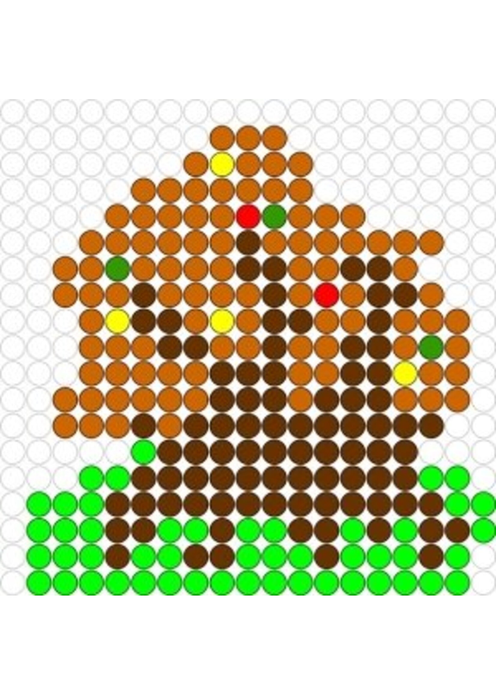 Kralenplank Herfstboom
