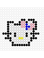 Kralenplank Hello Kitty