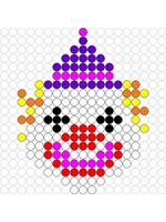 Kralenplank Clown