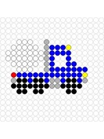 Kralenplank Cementwagen