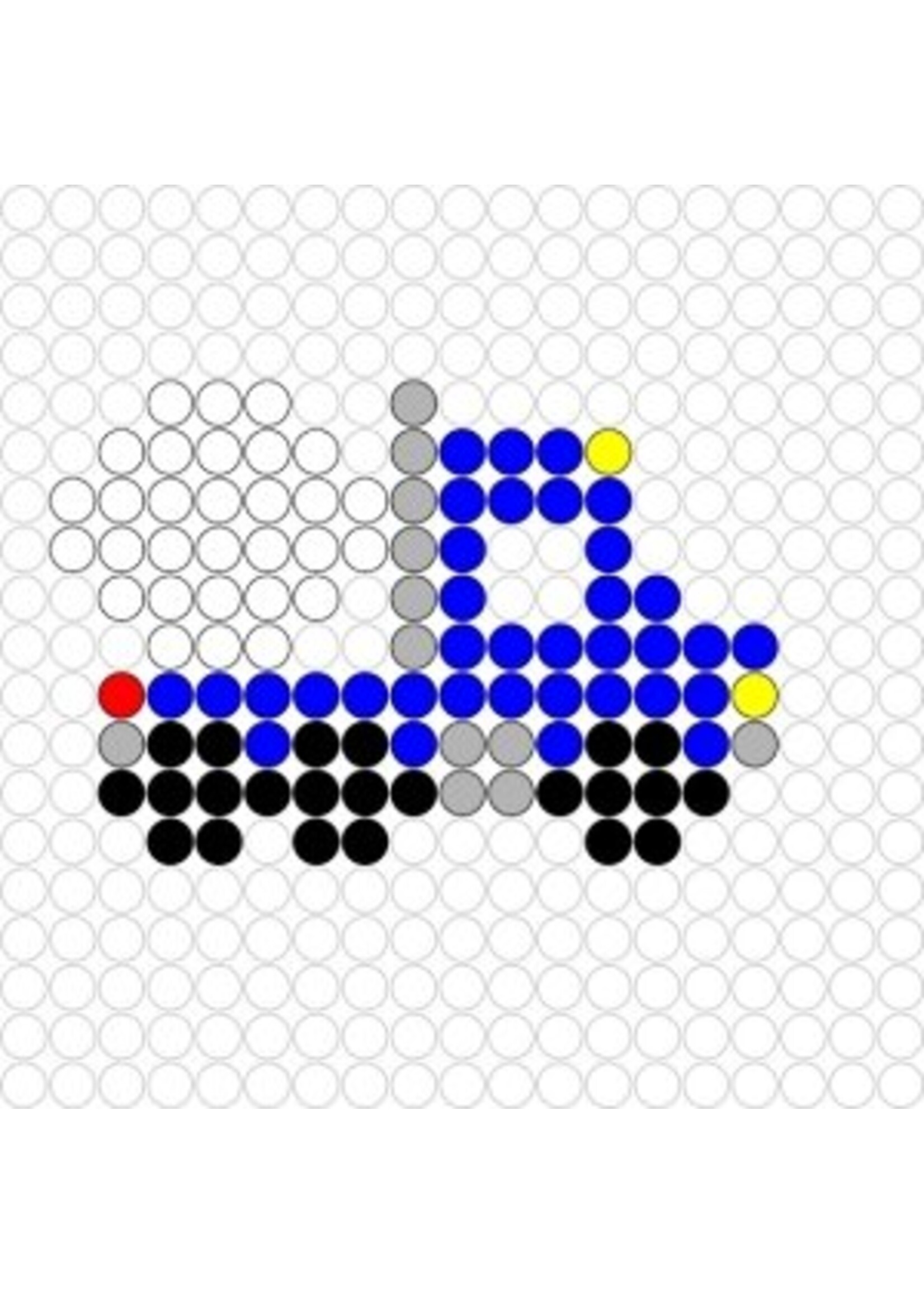 Kralenplank Cementwagen