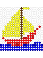 Kralenplank Boot 1