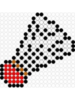 Kralenplank Badmintonshuttle