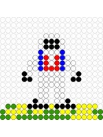 Kralenplank Astronaut