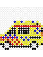 Kralenplank Ambulance 1