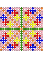 Kralenplank Schoonheidsfiguur 6