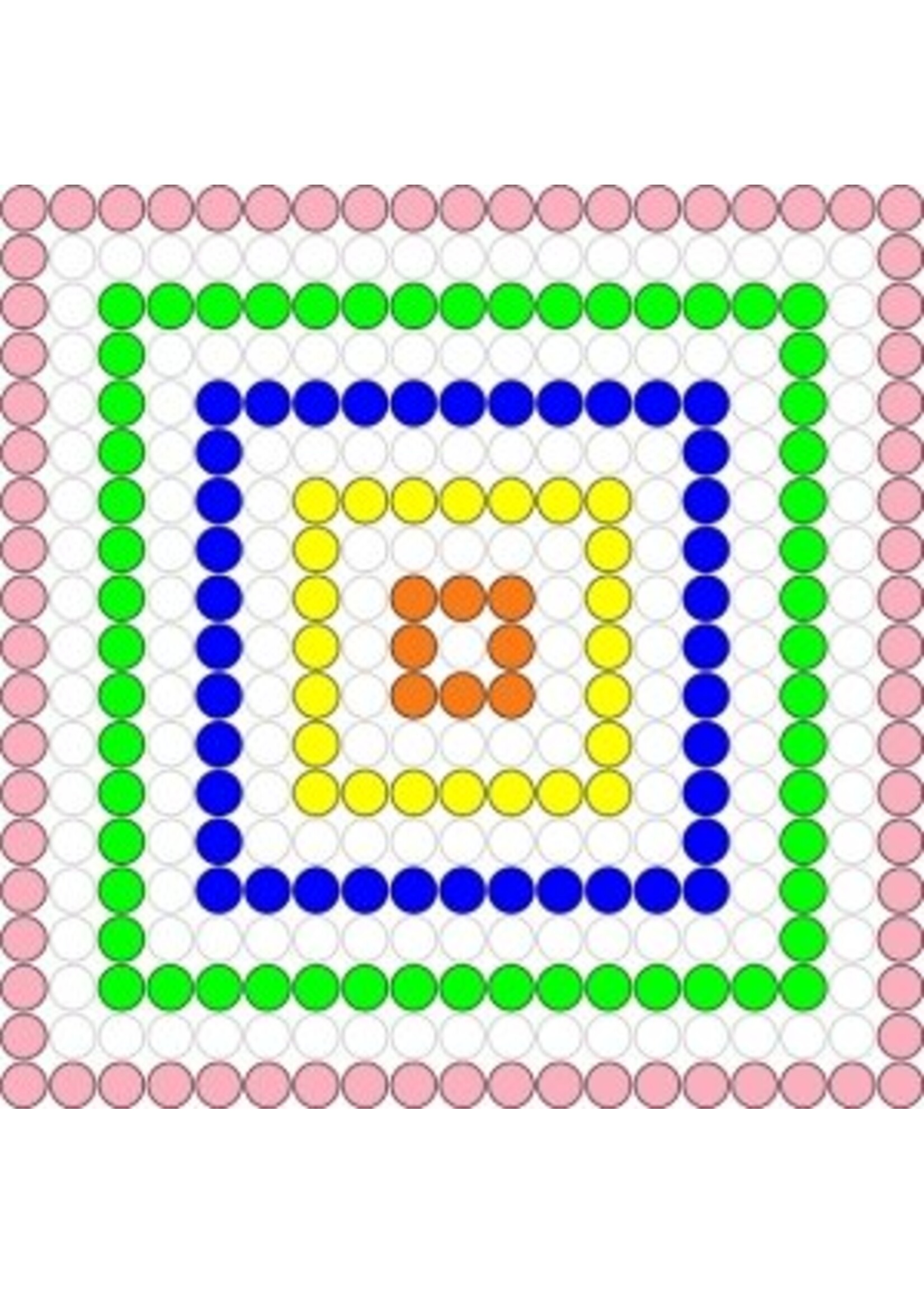 Kralenplank Schoonheidsfiguur 1