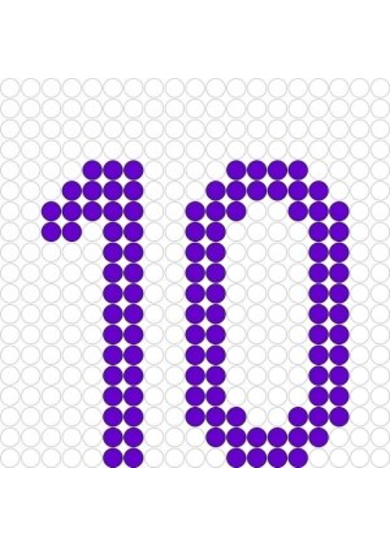 Kralenplank Cijfer 10