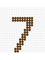 Kralenplank Cijfer 7