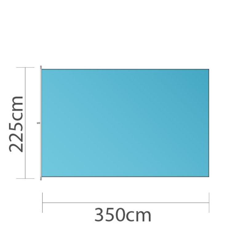 Mastvlag, full colour bedrukt, 350x225cm