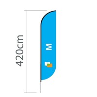 Beachvlag Convex M - 70x330cm