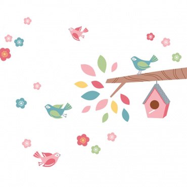 Vogelhuisje babykamer Vogelhuisje babykamer