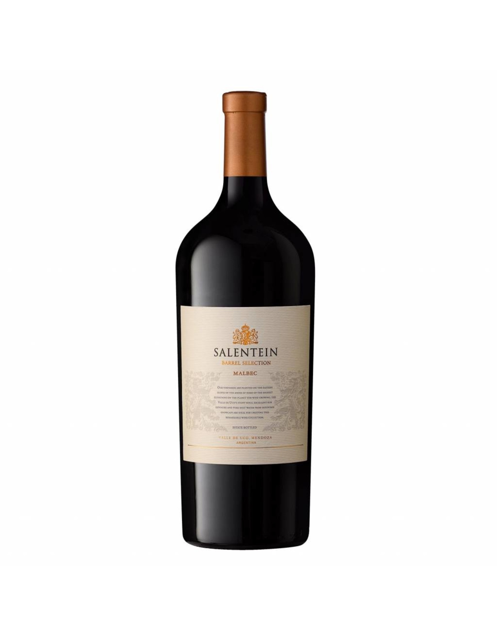 Bodegas Salentein, Mendoza Argentinië ***ACTIE*** 150cl. Salentein Barrel Selection Malbec 2022, Valle de Uco, Mendoza, Argentinië (Magnum 150cl.)