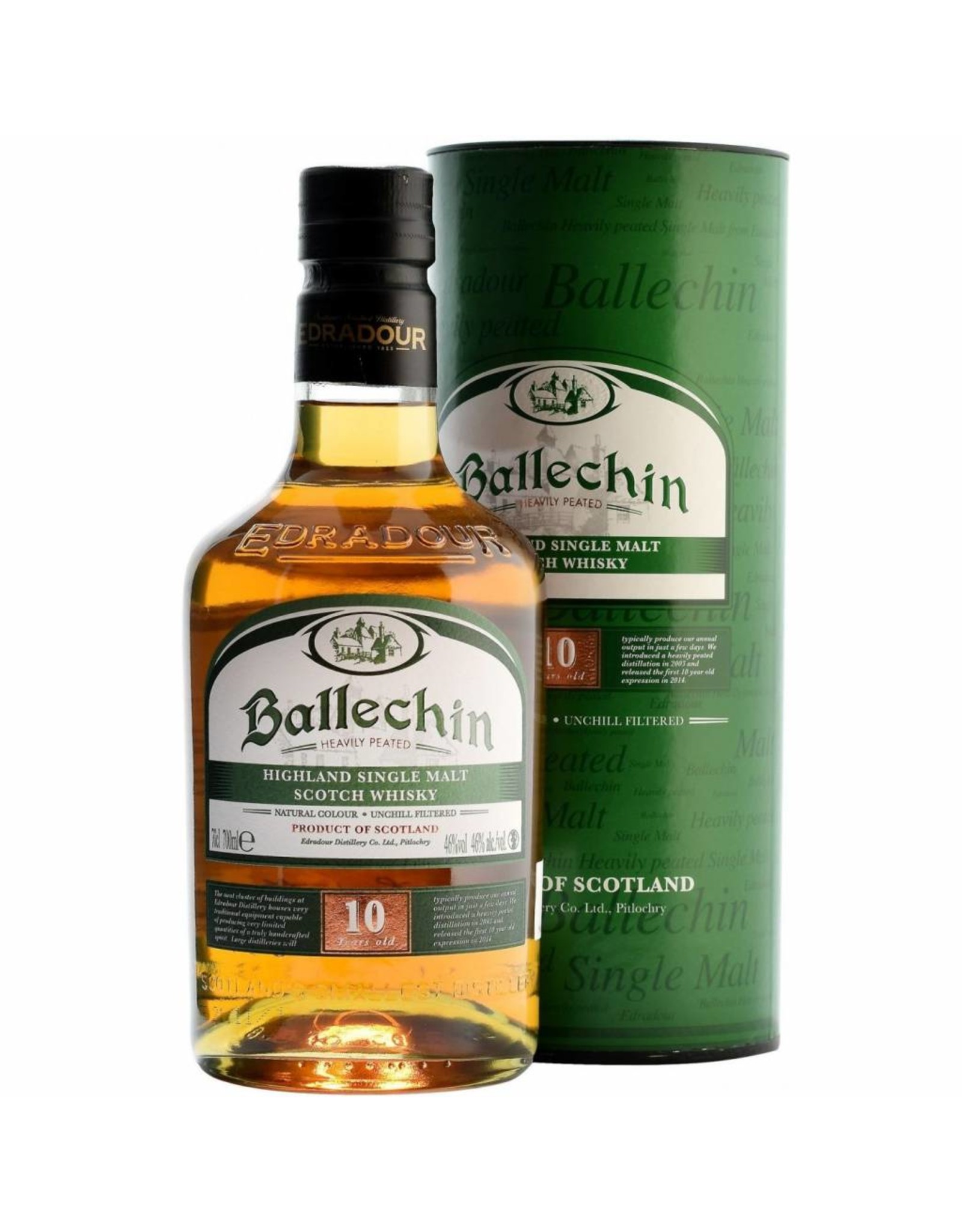 Ballechin 10 Years Single Malt 70cl. 46%