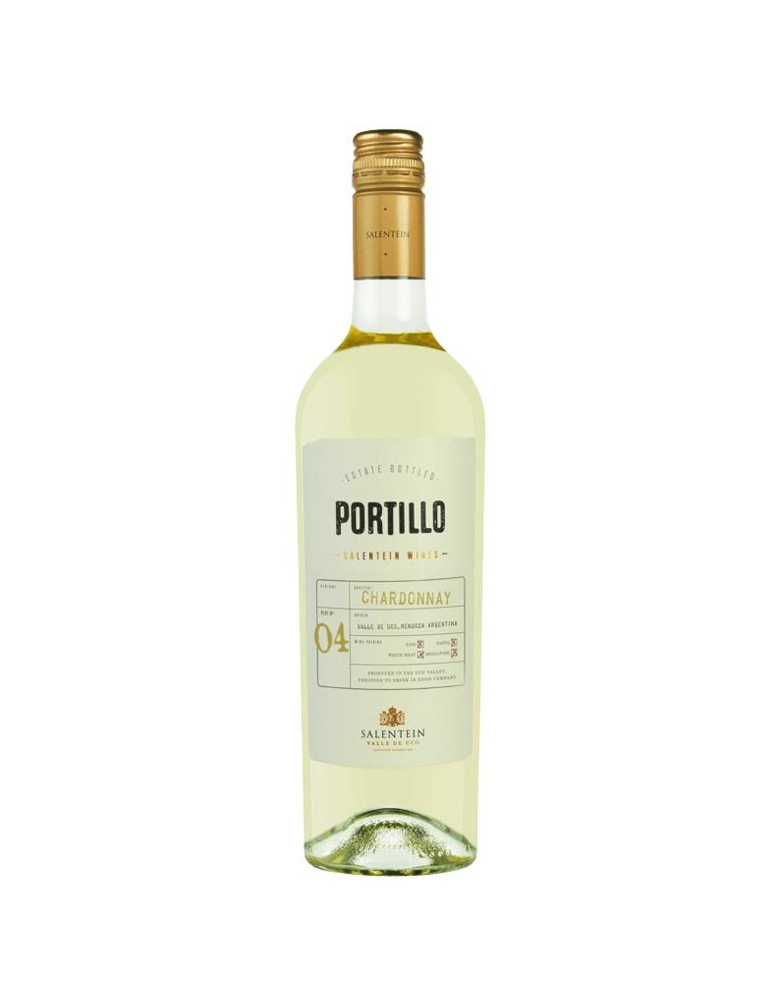 Bodegas Salentein, Mendoza Argentinië  Salentein Portillo Chardonnay 2024, Valle de Uco, Mendoza, Argentinië