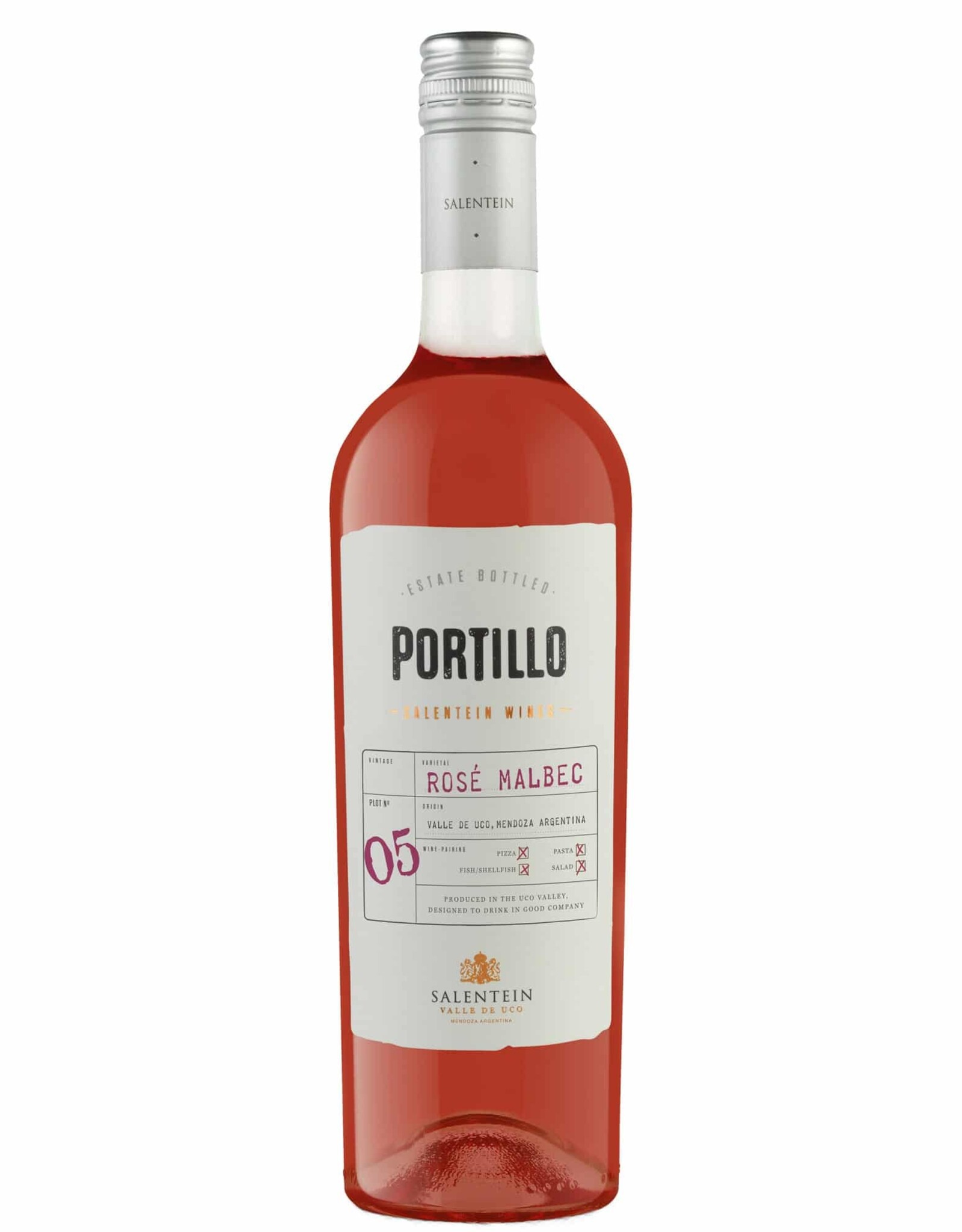 Bodegas Salentein, Mendoza Argentinië Salentein Portillo Malbec Rosé 2025, Valle de Uco, Argentinië