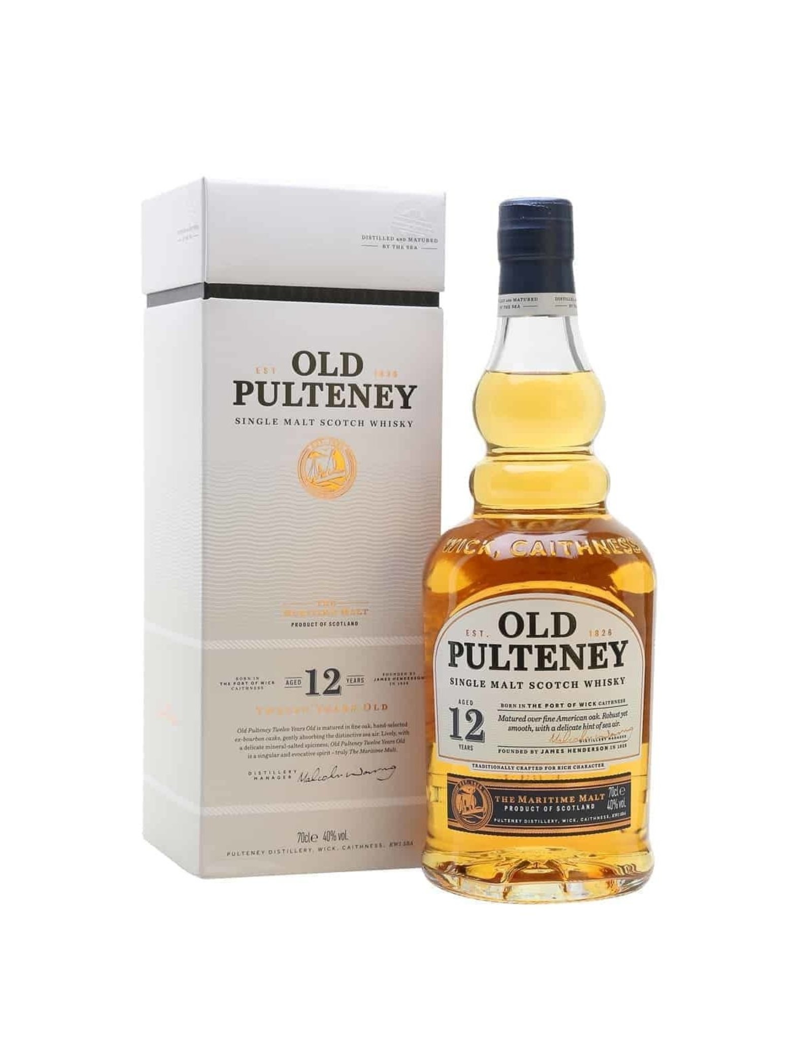 Old Pulteney 12 Years 70cl. 40%, Highland Single Malt Whisky