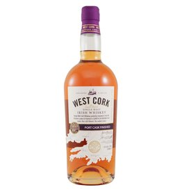 West Cork Irish Single Malt Whiskey Port Cask Finished 70cl. 43%