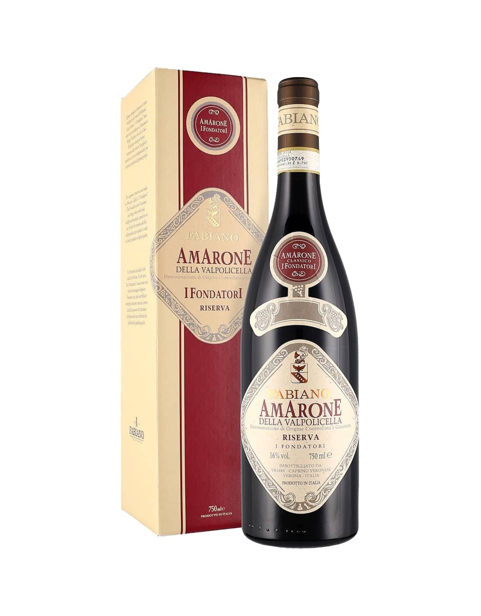 Fabiano Fabiano "I Fondatori"  Amarone della Valpolicella Riserva 2017 D.O.C.G.  in giftbox