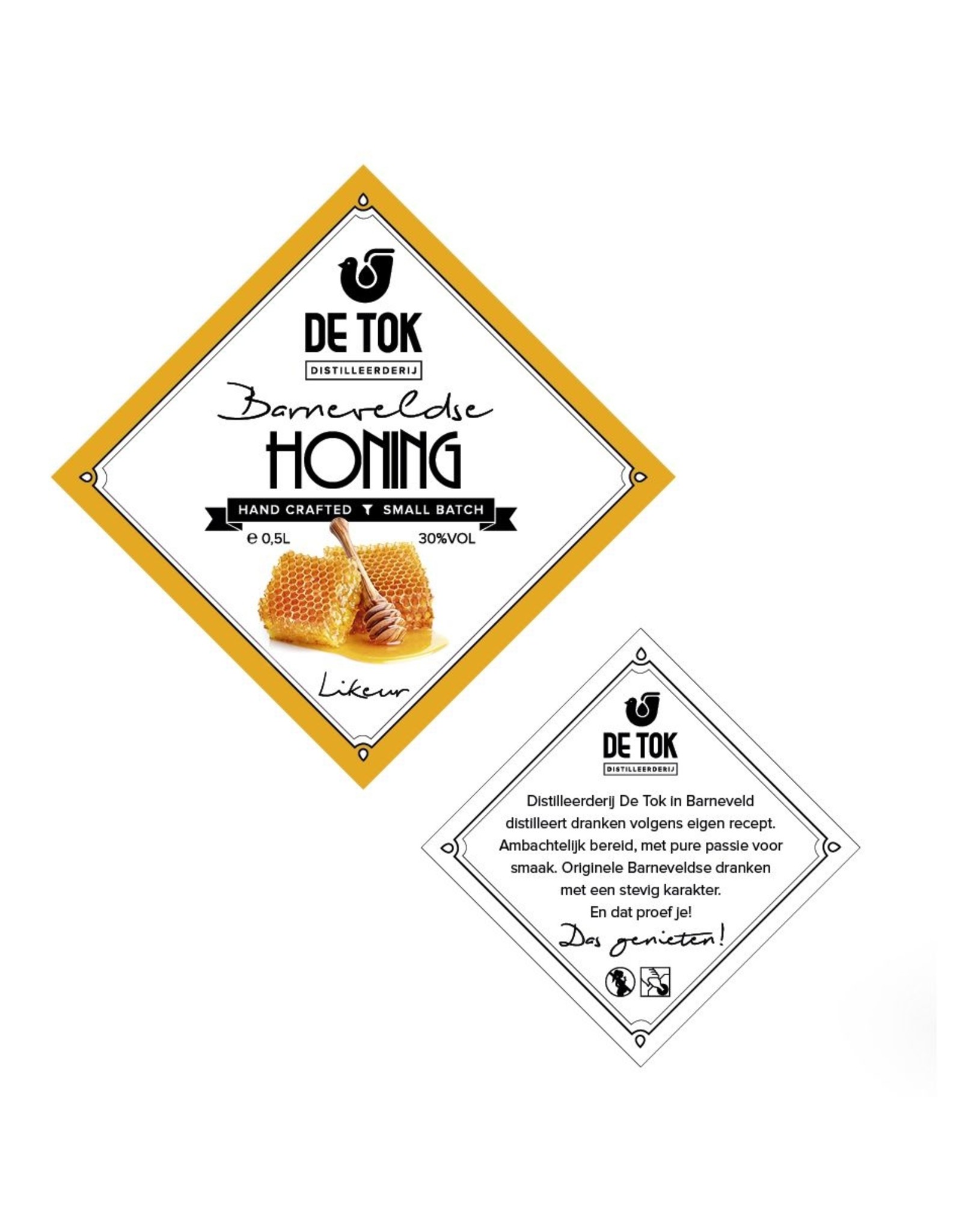 Distilleerderij De Tok, Barneveld Distilleerderij De Tok Honing (honinglikeur) 50cl.