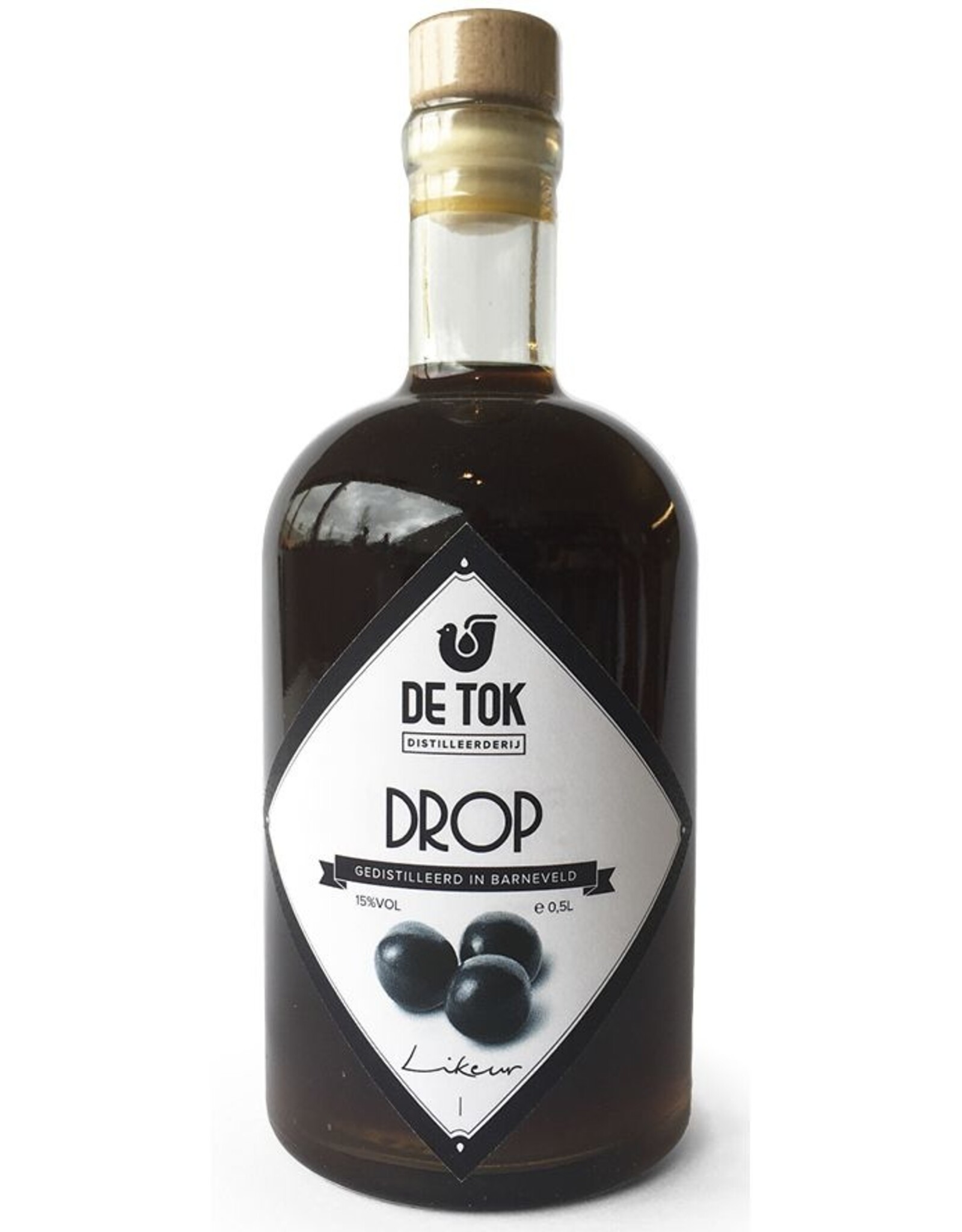 Distilleerderij De Tok, Barneveld Distilleerderij De Tok Drop (droplikeur) 50cl.