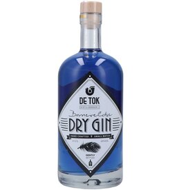 Distilleerderij De Tok, Barneveld Distilleerderij De Tok Dry Gin Blauw 70cl.