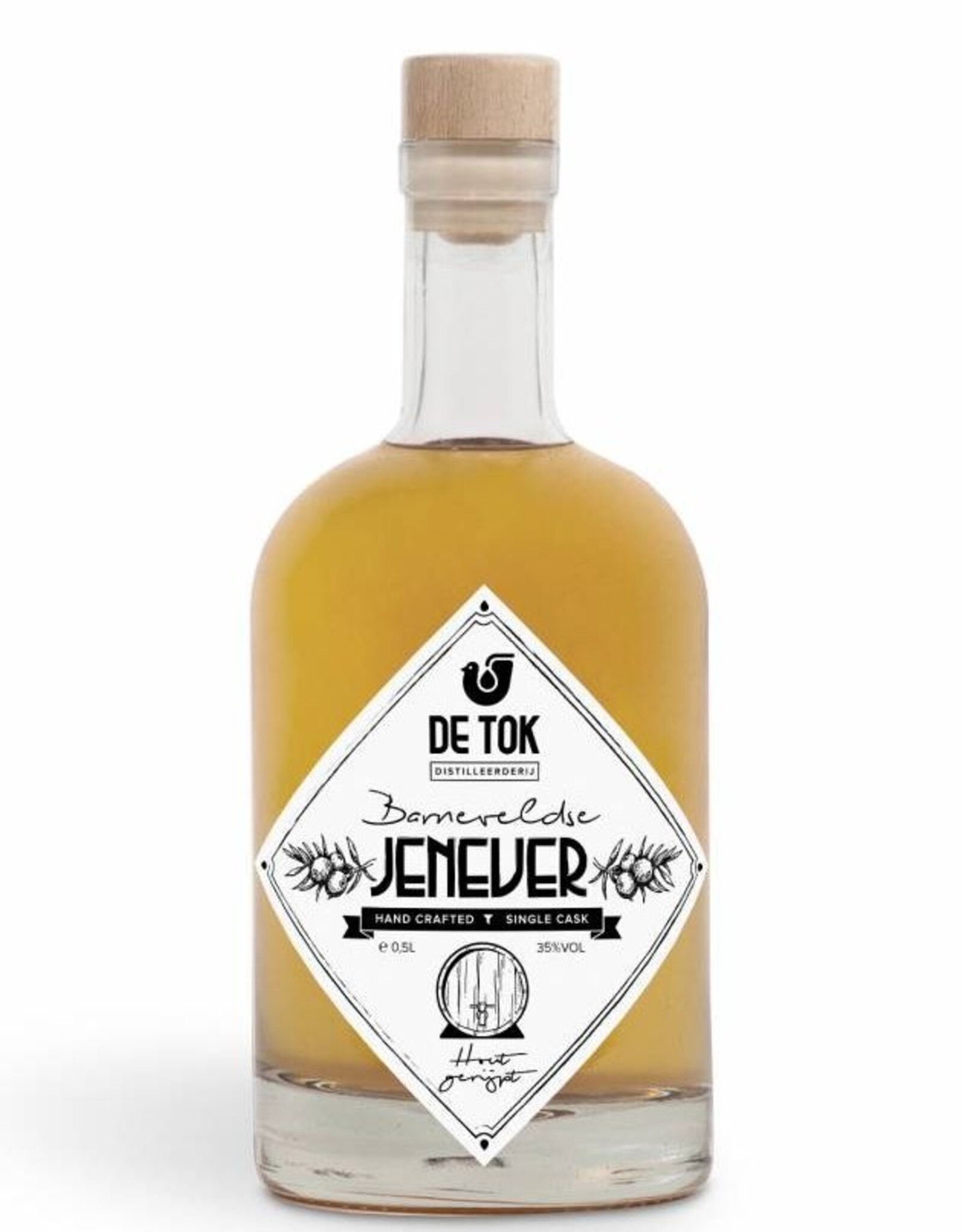 Distilleerderij De Tok, Barneveld Distilleerderij De Tok Houtgerijpte Jenever 50cl.