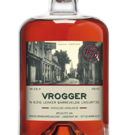 Vrogger Chocolade-Kers Likeur 50cl.