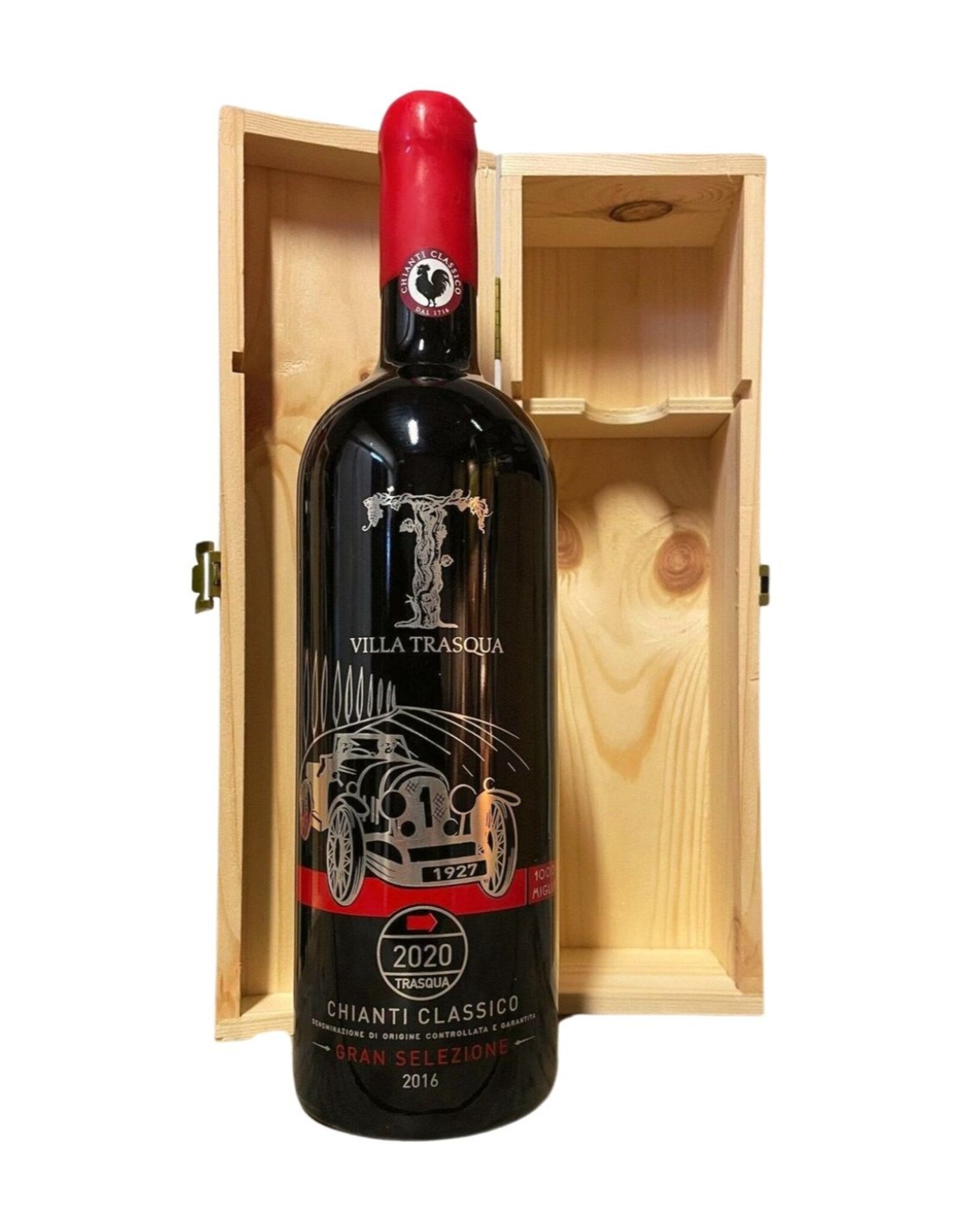 Villa Trasqua Mille Miglia 2020 Bentley Chianti Classico Gran Selezione 2016, D.O.C.G. Chianti (Limited Edition in kist)