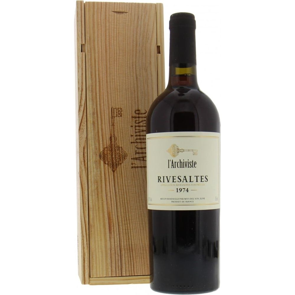 ワイン I'Archiviste RIVESALTES 1974 l'Archiviste Rivesaltes 1974, Rivesaltes | Erkens Anno 1870