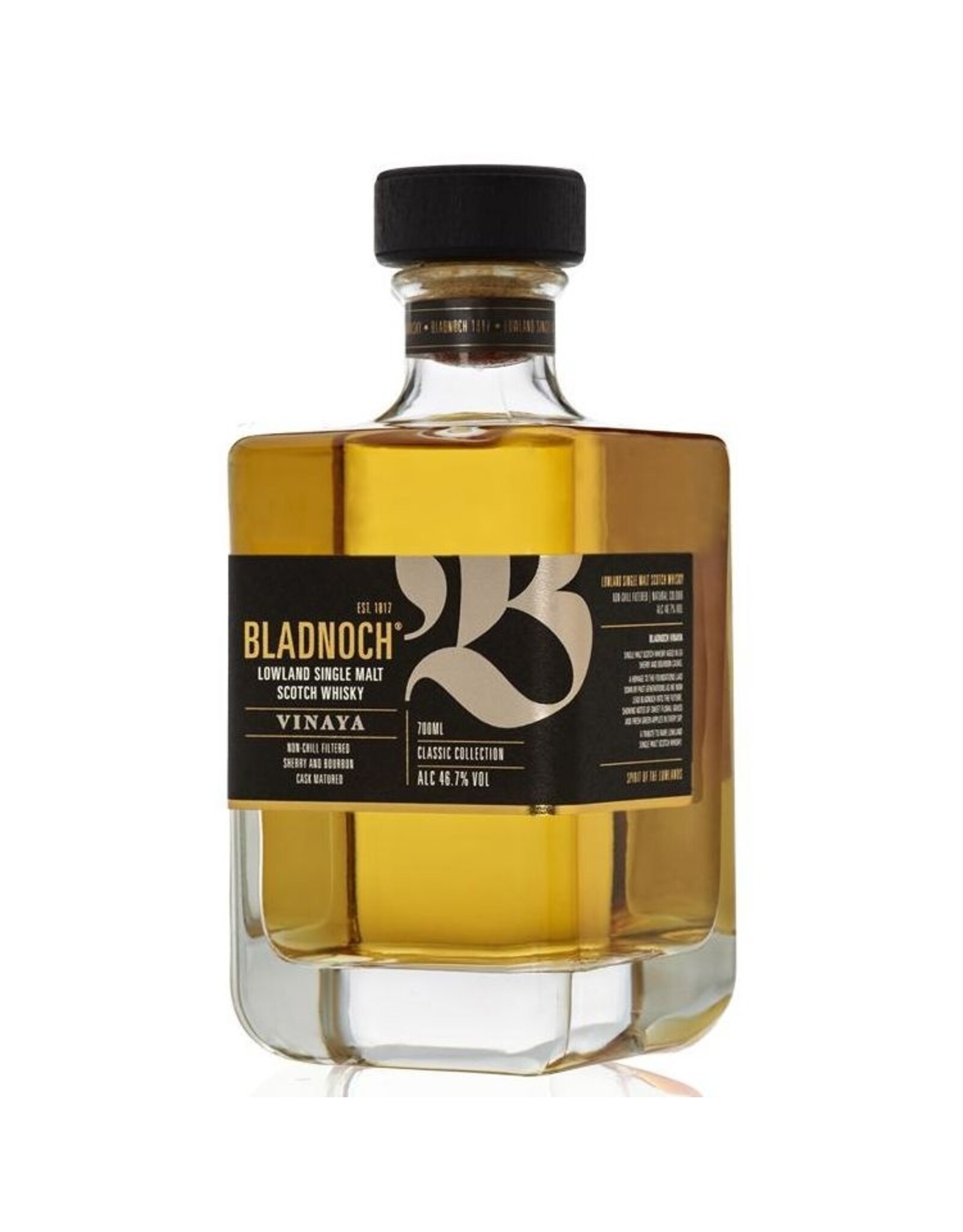 ***ACTIE*** Bladnoch Vinaya Lowland Single Malt Scotch Whisky70cl. 46,7%
