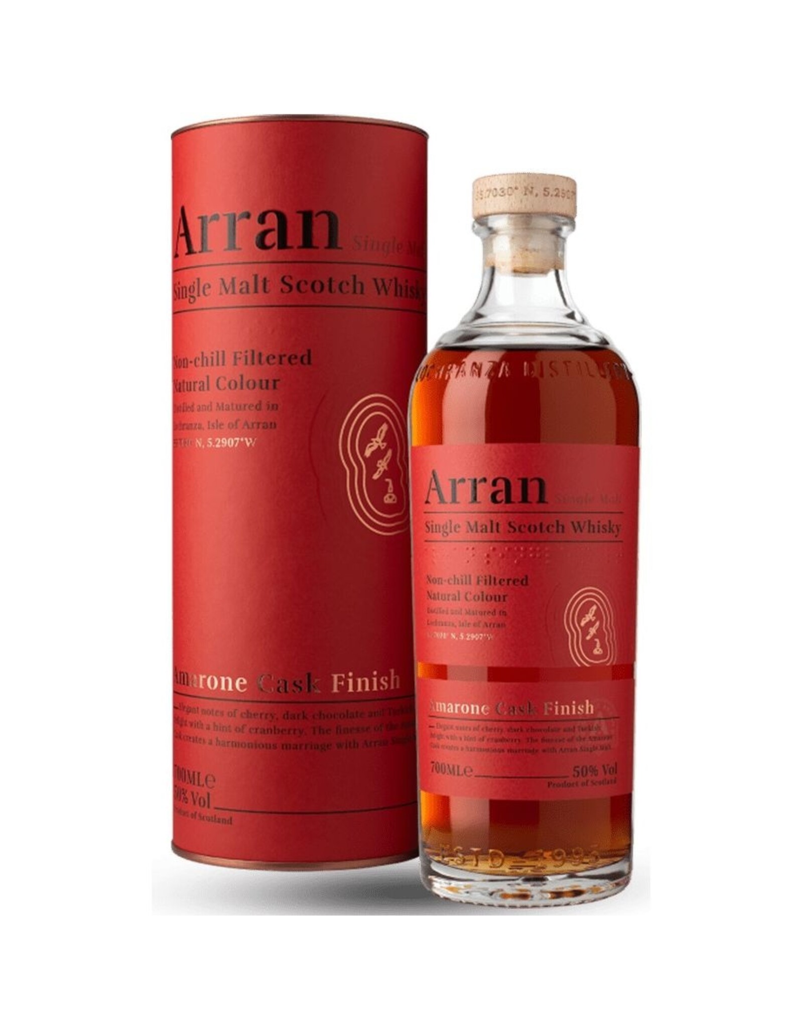Arran Amarone Cask 70cl. cask strength 50%, Isle of Arran