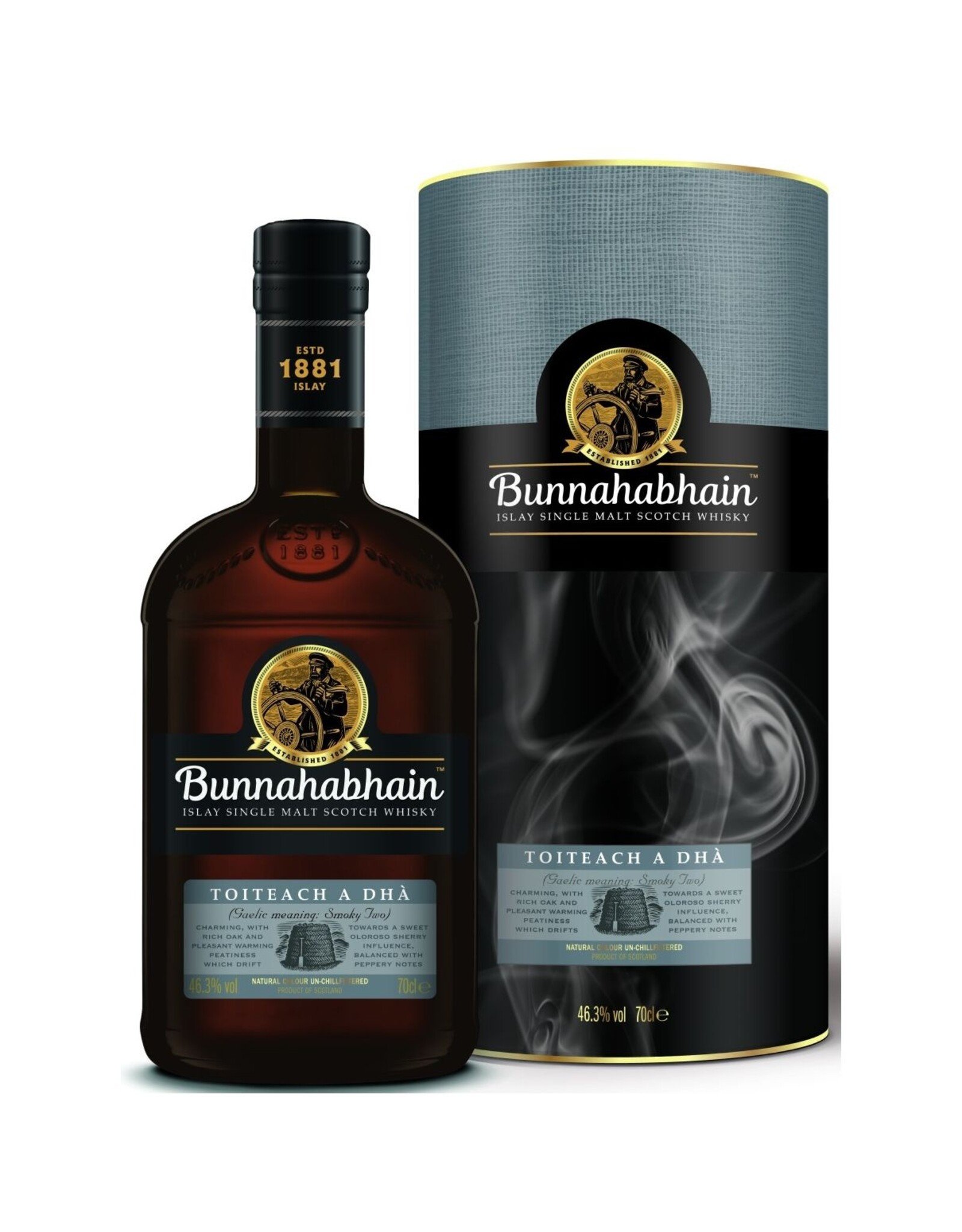 Bunnahabhain Toiteach A Dhà 70cl. 46,3%, Single Malt Islay Whisky