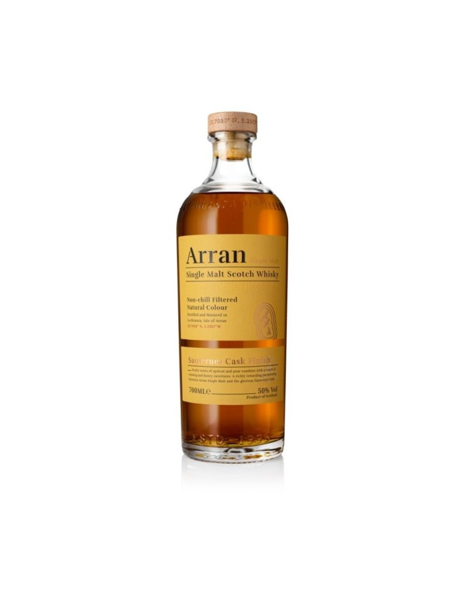 Arran Sauternes Cask 70cl. cask strength 50%, Isle of Arran