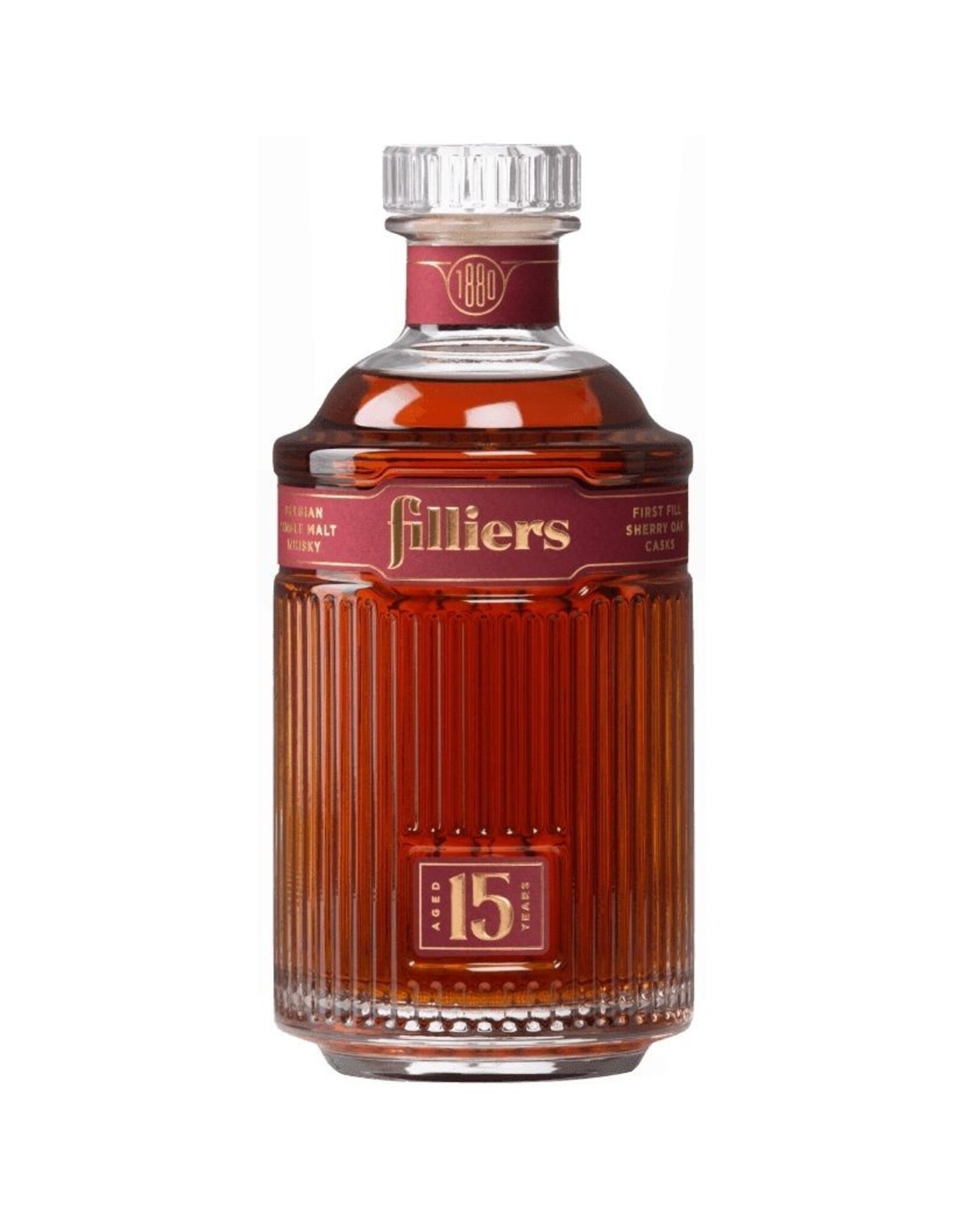Filliers Distillery Filliers Sherry Oak Aged 15 Years Old 70cl. 43%, Sherry Cask, Deinze, België (in giftbox)