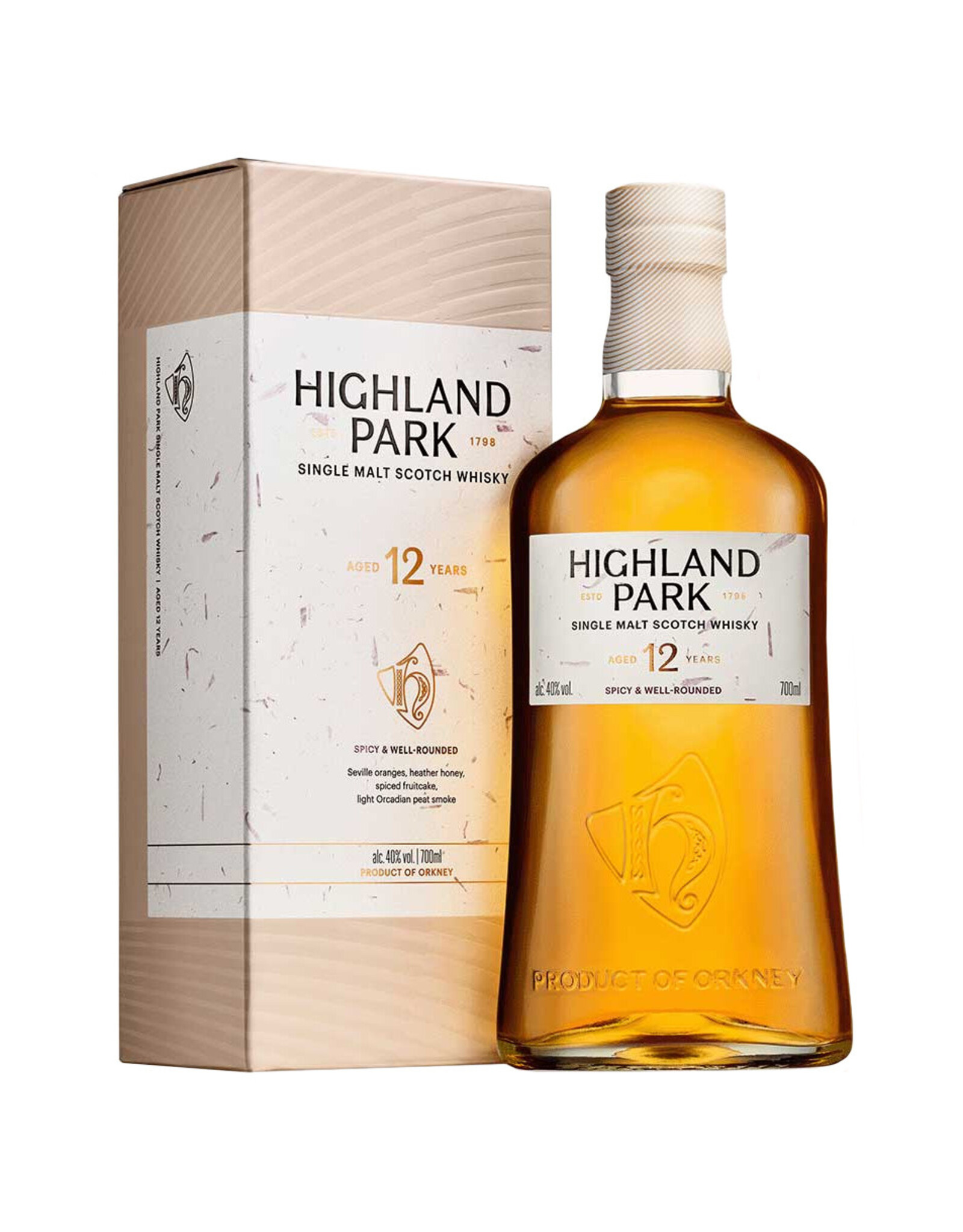 Highland Park 12 year old Viking Honour 70cl. 40%