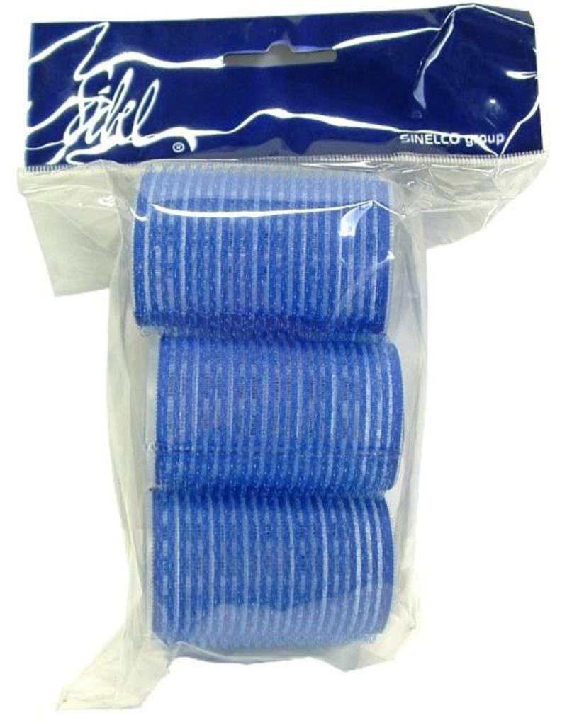 Sibel Zelfklevende kruller 6st 40mm blauw