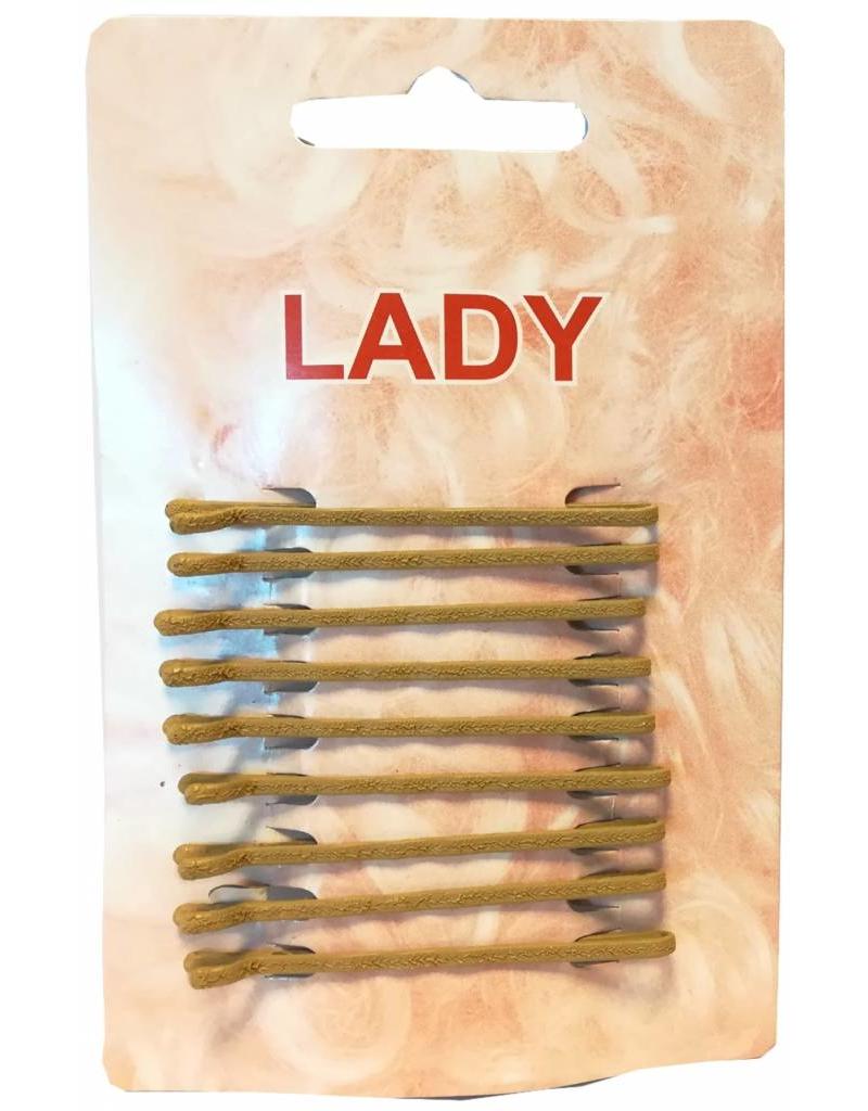 Lady Lady Haarschuif 5cm 9 stuks Blond