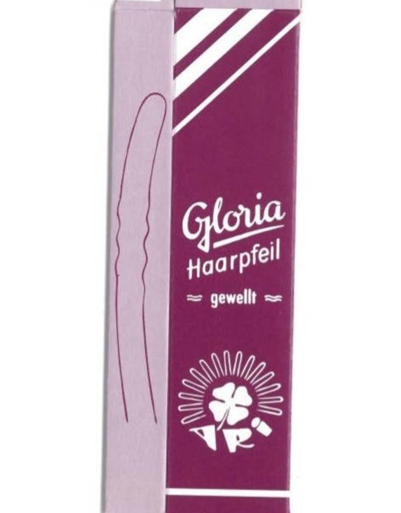 Haarnaalden Gloria Rib zwart 90mm rib 10stuks
