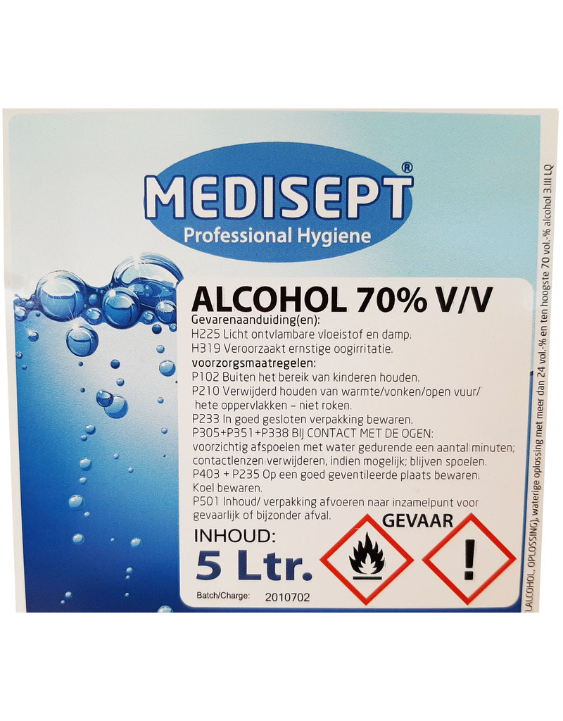 Medisept Medisept Alcohol 70% 5 liter